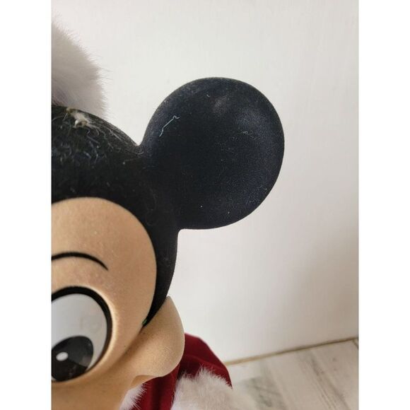 Telco Mickey Mouse Animated Music motionette Santa Claus Xmas decor - Picture 8 of 16